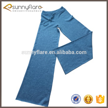 100% knitted Cashmere Jogger Lounge Pants for women